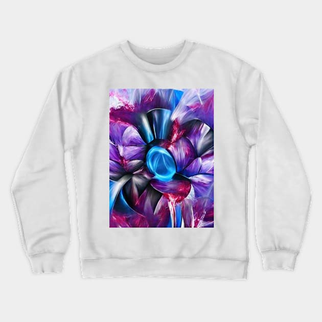 "Beauty Undefined" acrylic abstract Crewneck Sweatshirt by AngelBabysArt